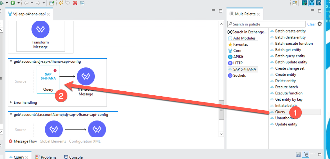 add query